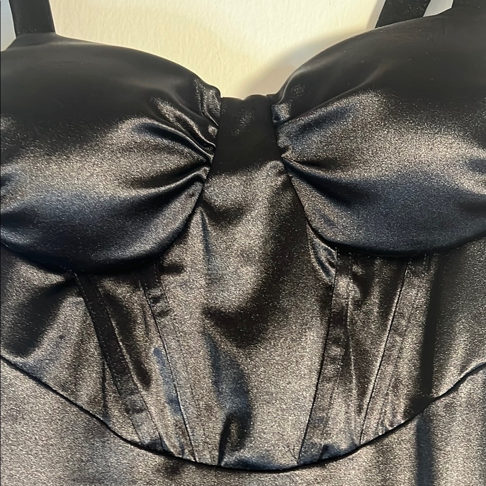 Bustier Side Ruffle Dress - Picture 4 of 7